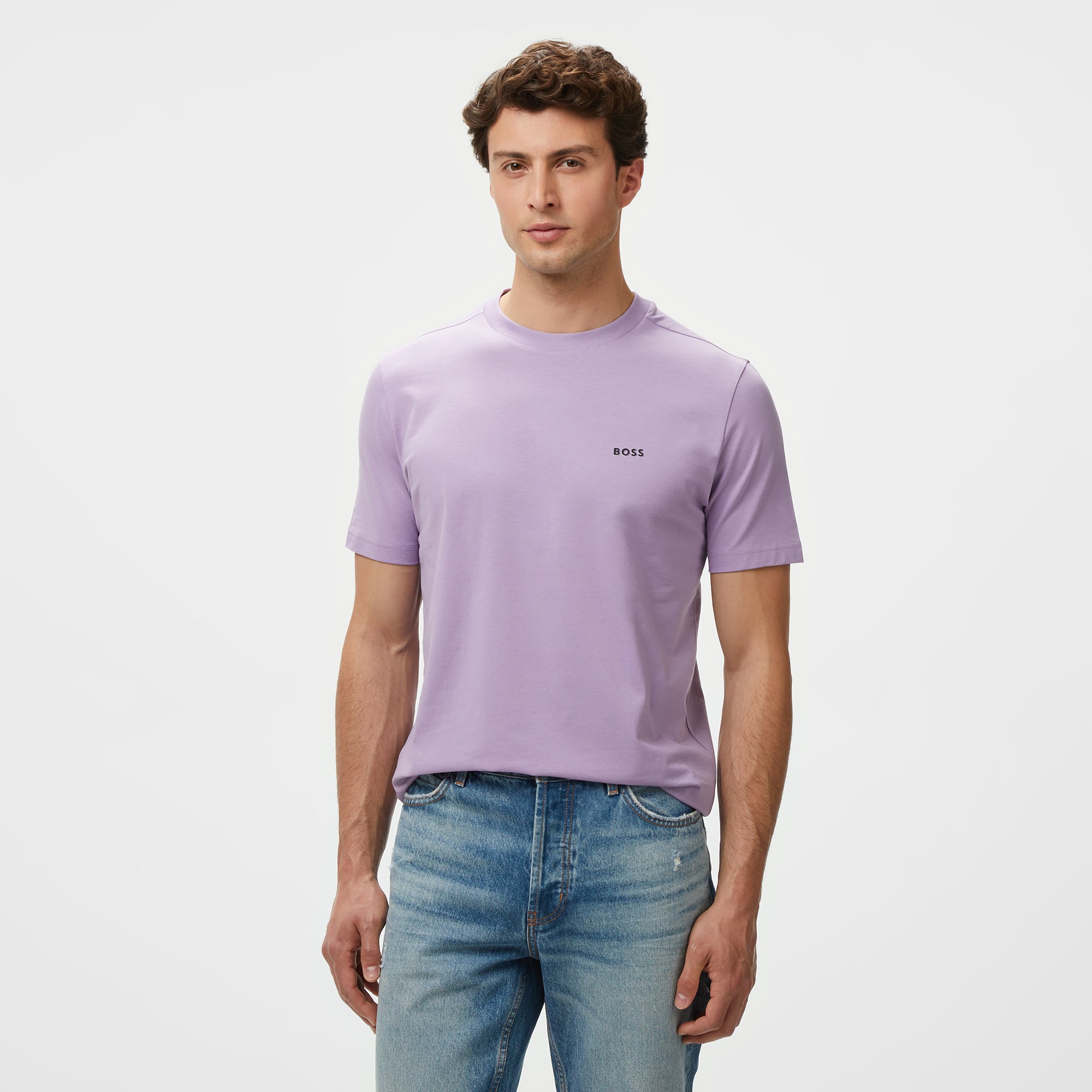  Boss Erkek Mor T-Shirt
