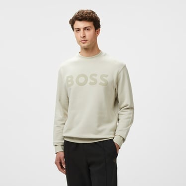  Boss Erkek Bej Sweatshirt
