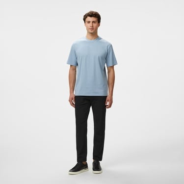  Hugo Dapolino Erkek Mavi T-Shirt