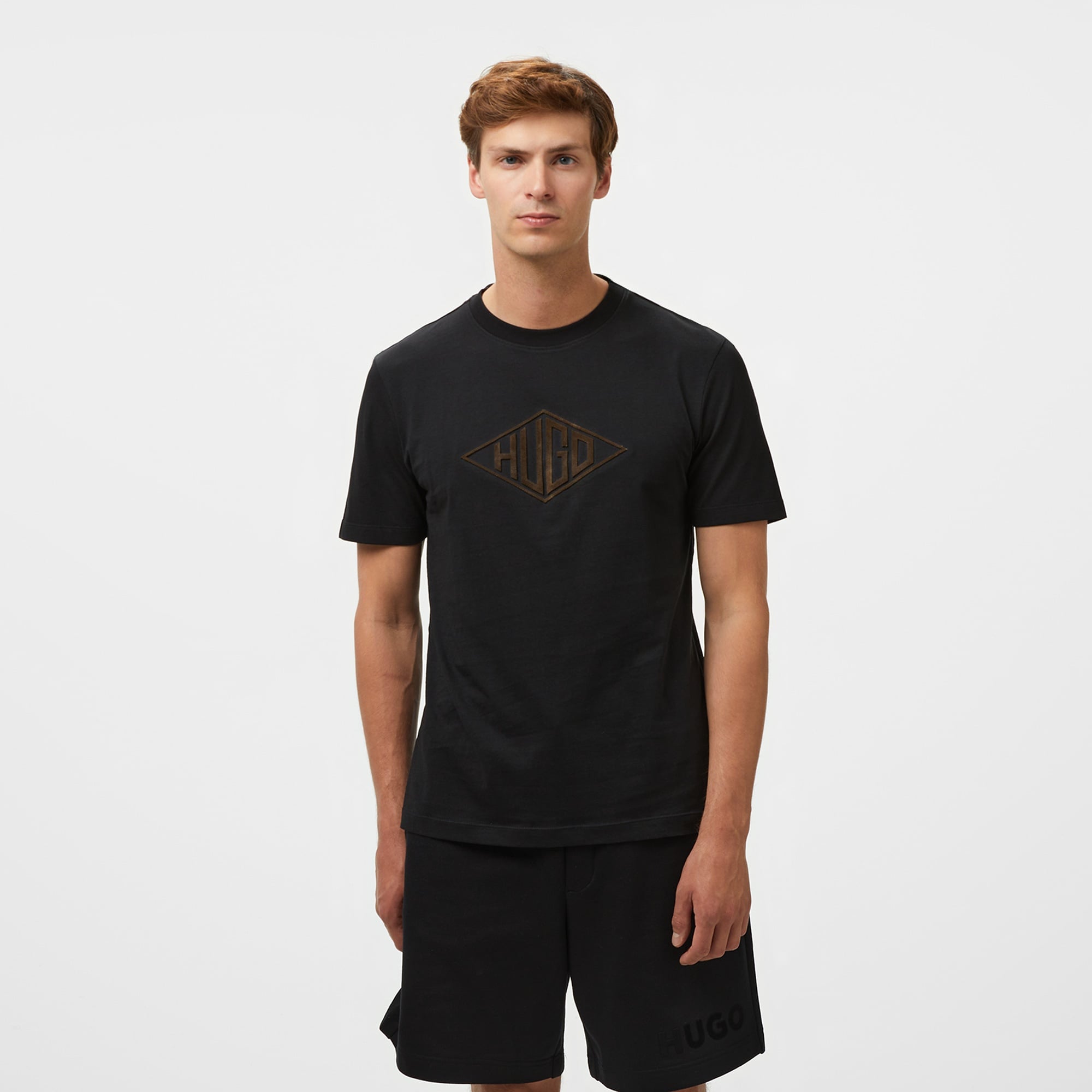 Hugo Dalendi Erkek Siyah T-Shirt