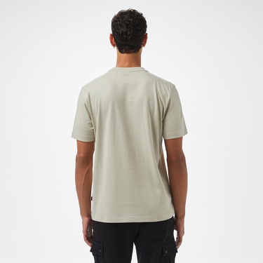 Boss Logotexture Erkek Bej T-Shirt