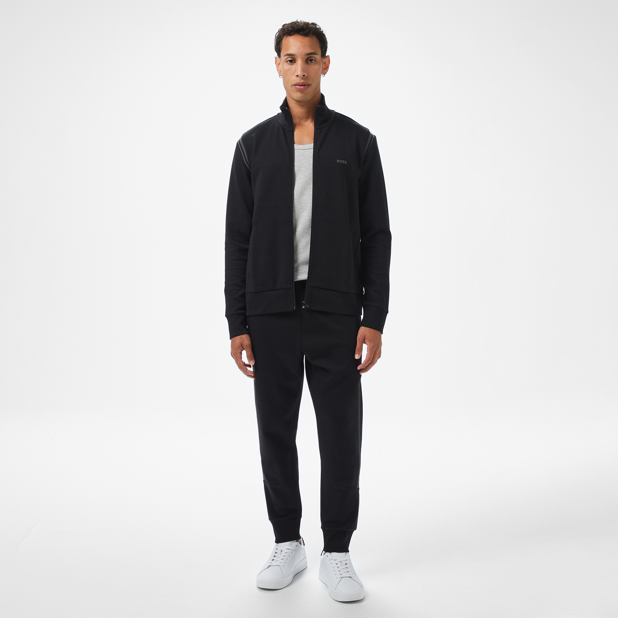 Boss Erkek Siyah Sweatshirt