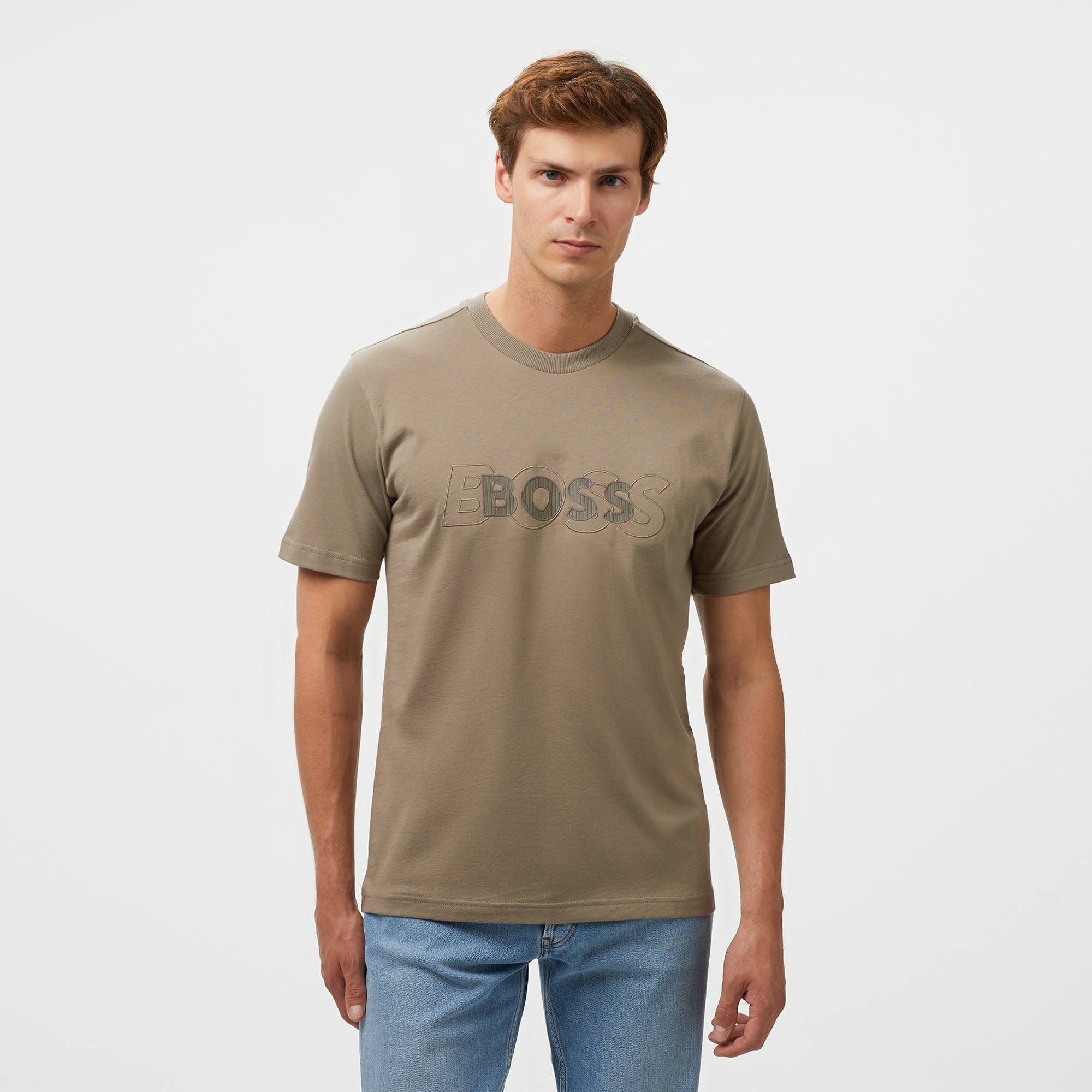 Boss Erkek Yeşil T-Shirt