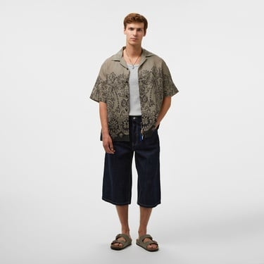  Hugo Espino Erkek Kahverengi Gömlek