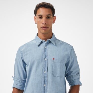  Hugo Erillo Erkek Mavi Gömlek
