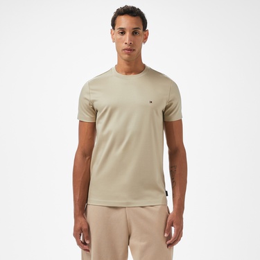  Tommy Hilfiger Luxury Interlock Erkek Haki T-Shirt