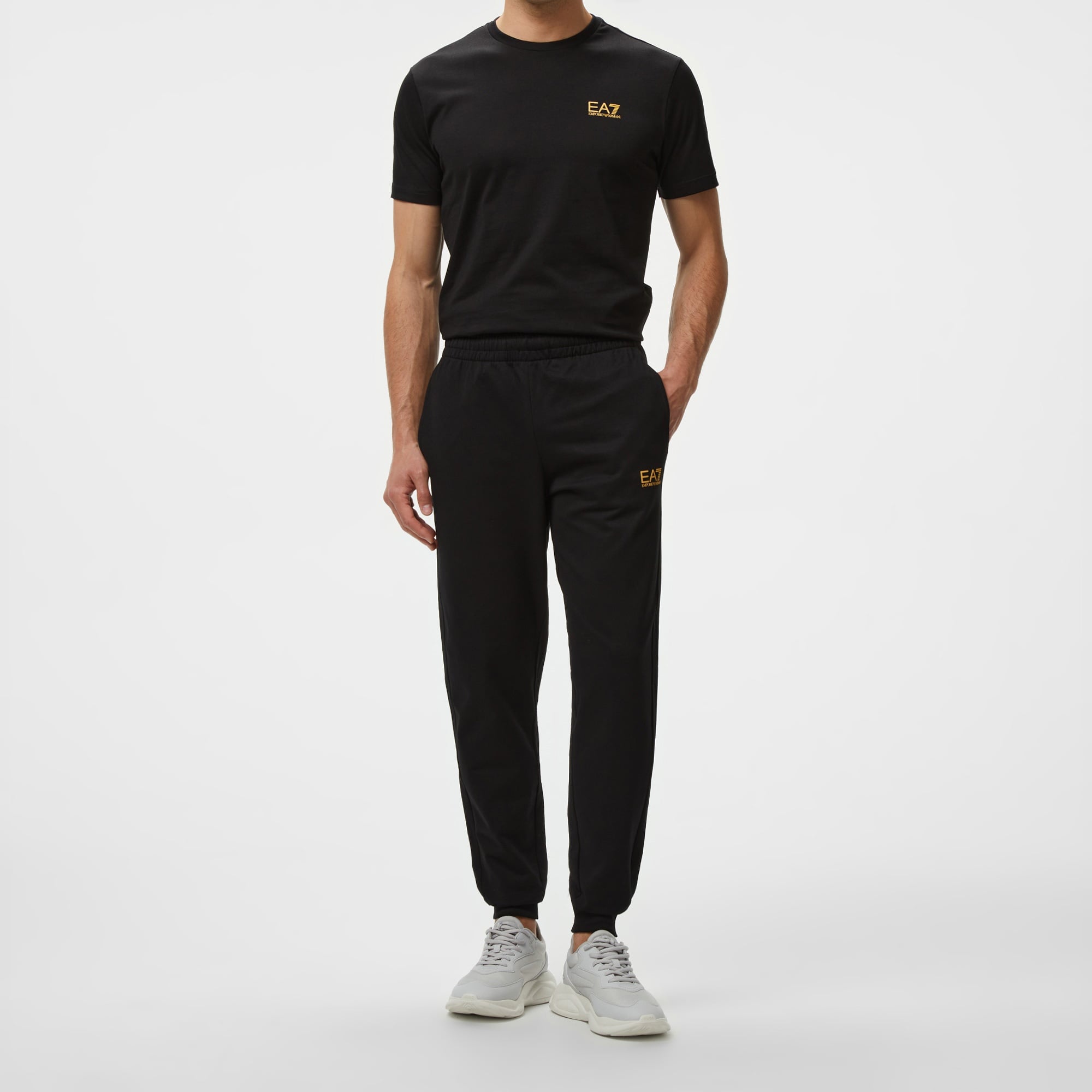 EA7 Erkek Siyah Eşofman Altı