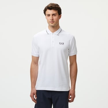  EA7 Erkek Beyaz Polo