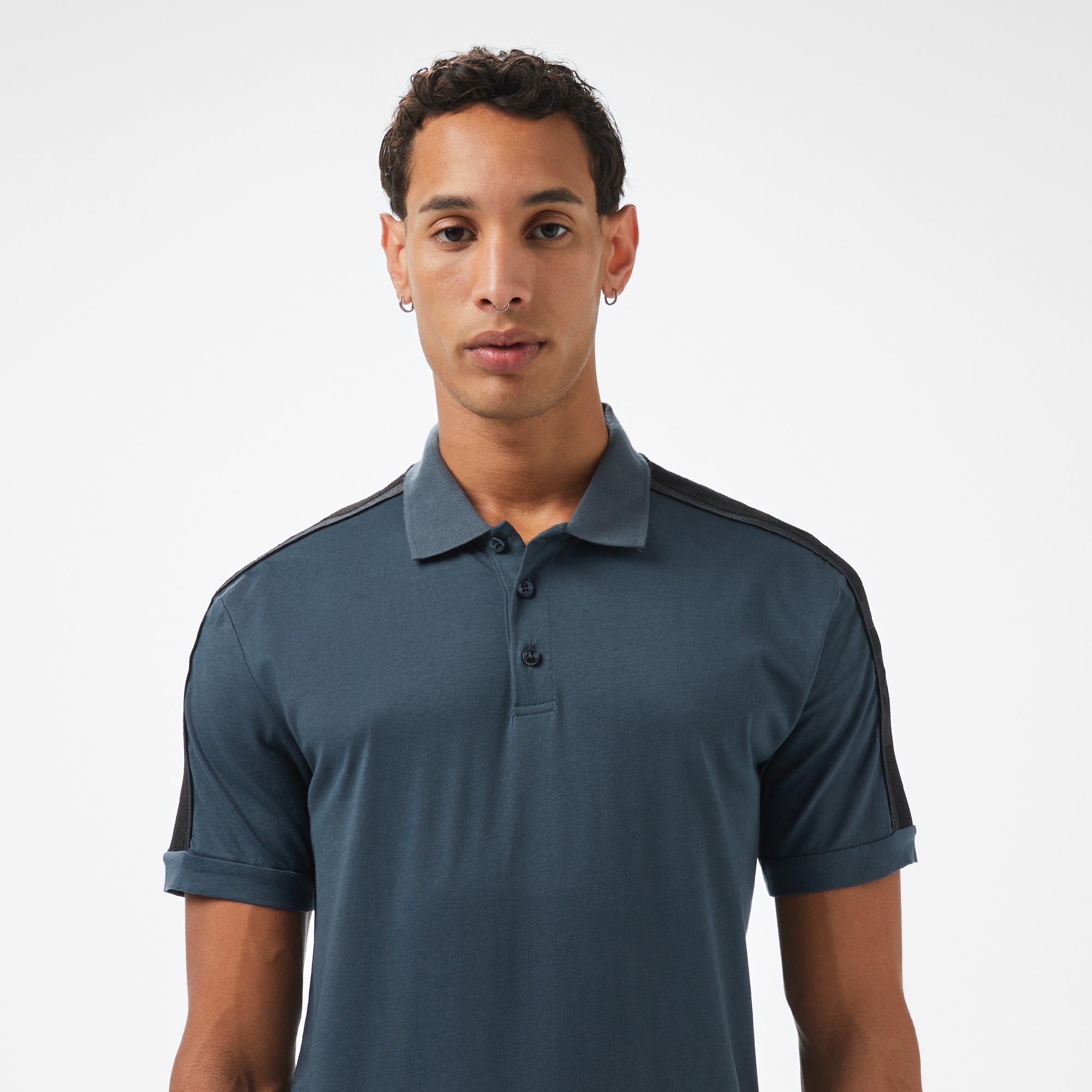 EA7 Erkek Siyah Polo