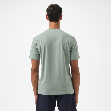  EA7 Erkek Yeşil Bisiklet Yaka T-Shirt