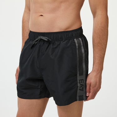  EA7 Erkek Siyah Mayo Şort