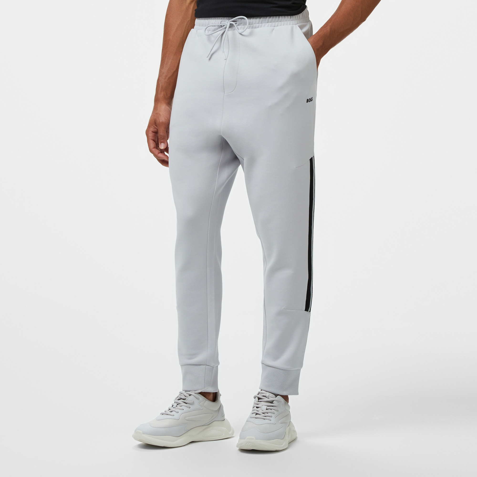 Boss Erkek Gri Sweatshirt