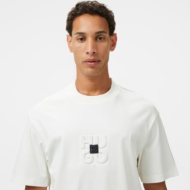  Hugo Debostac Erkek Beyaz T-Shirt