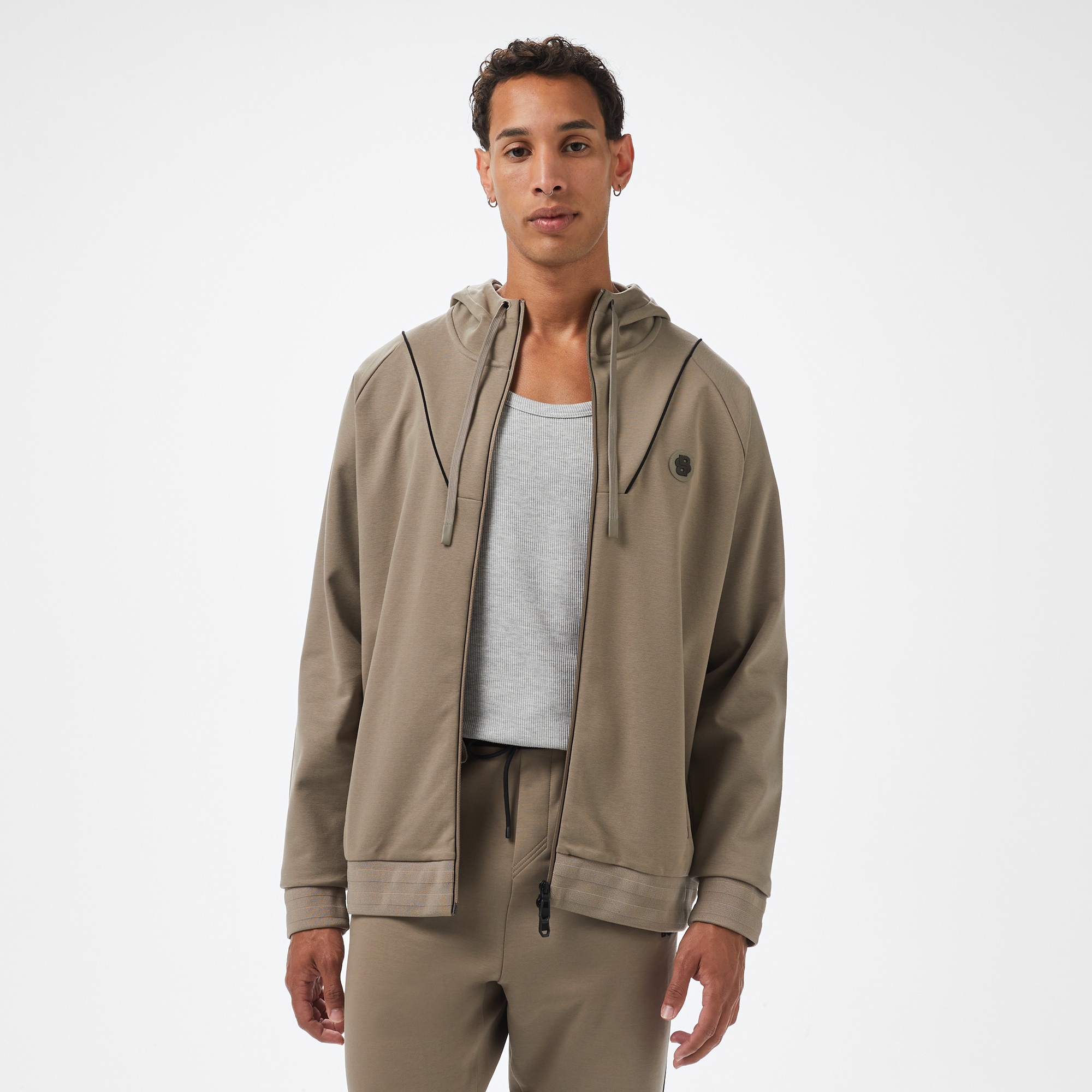 Boss Saggy Erkek Yeşil Sweatshirt