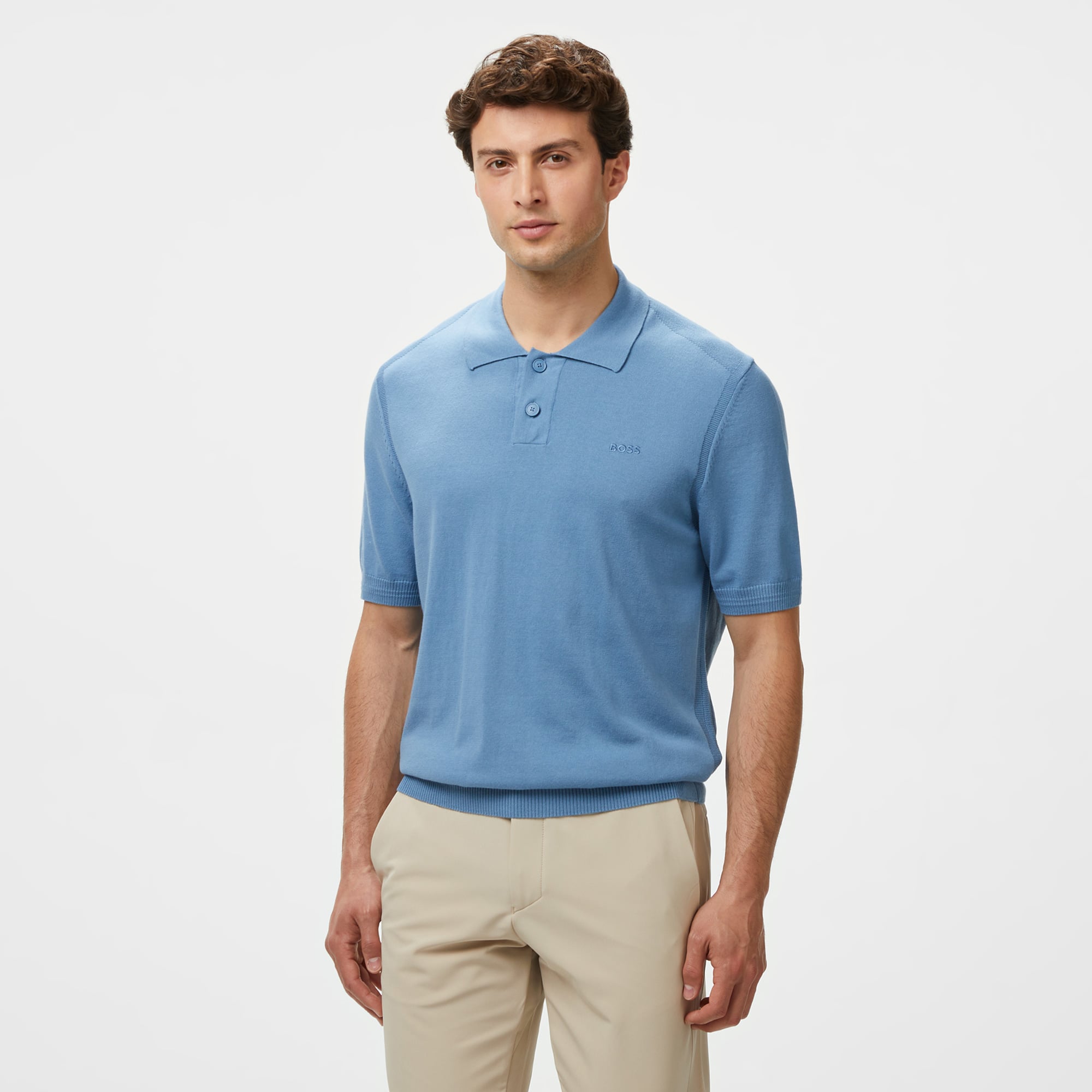  Boss Asac Erkek Mavi Polo