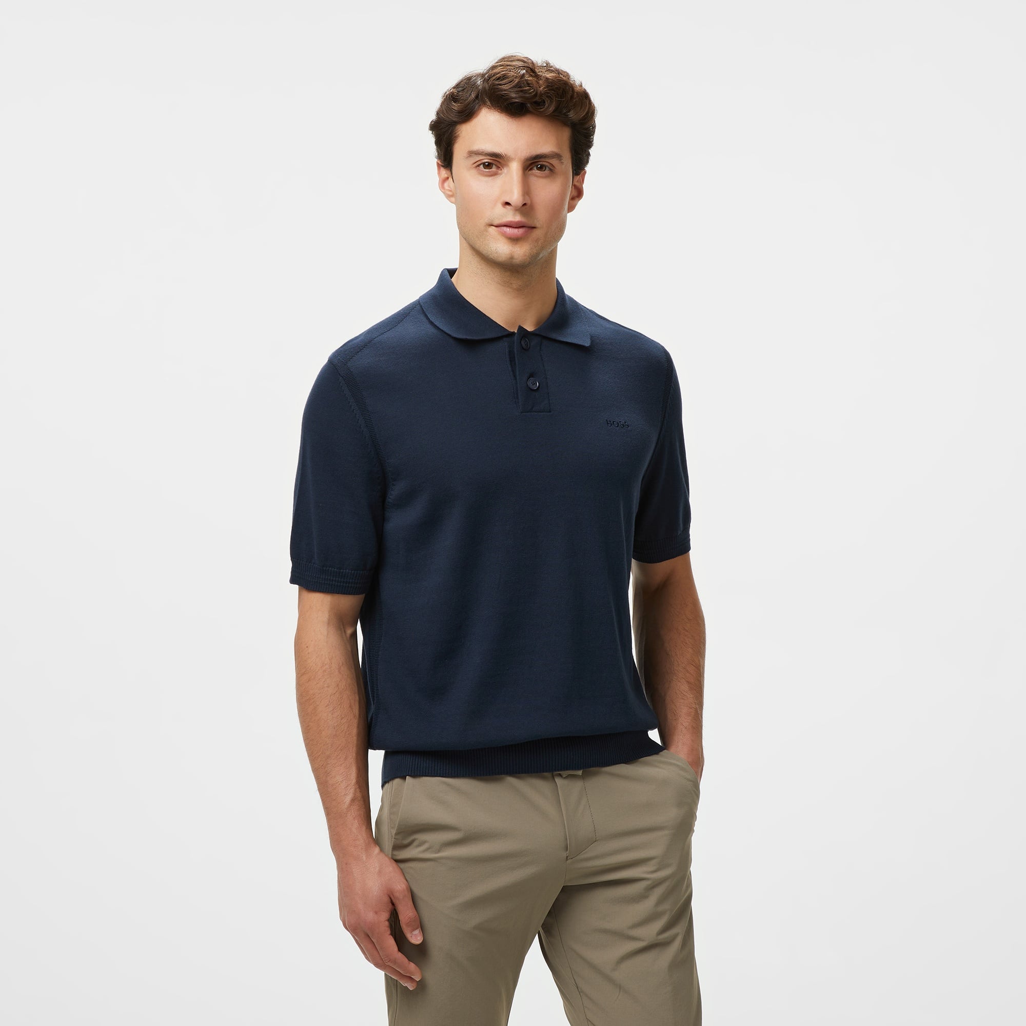 Boss Asac Erkek Lacivert Polo