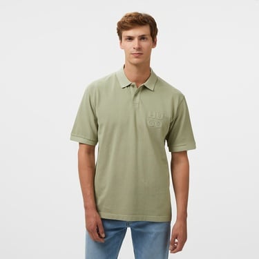  Hugo Dustreck Erkek Yeşil Polo