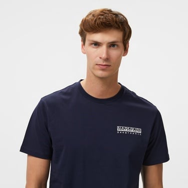  Napapijri  S-Vignoni Back SS Erkek Lacivert T-Shirt