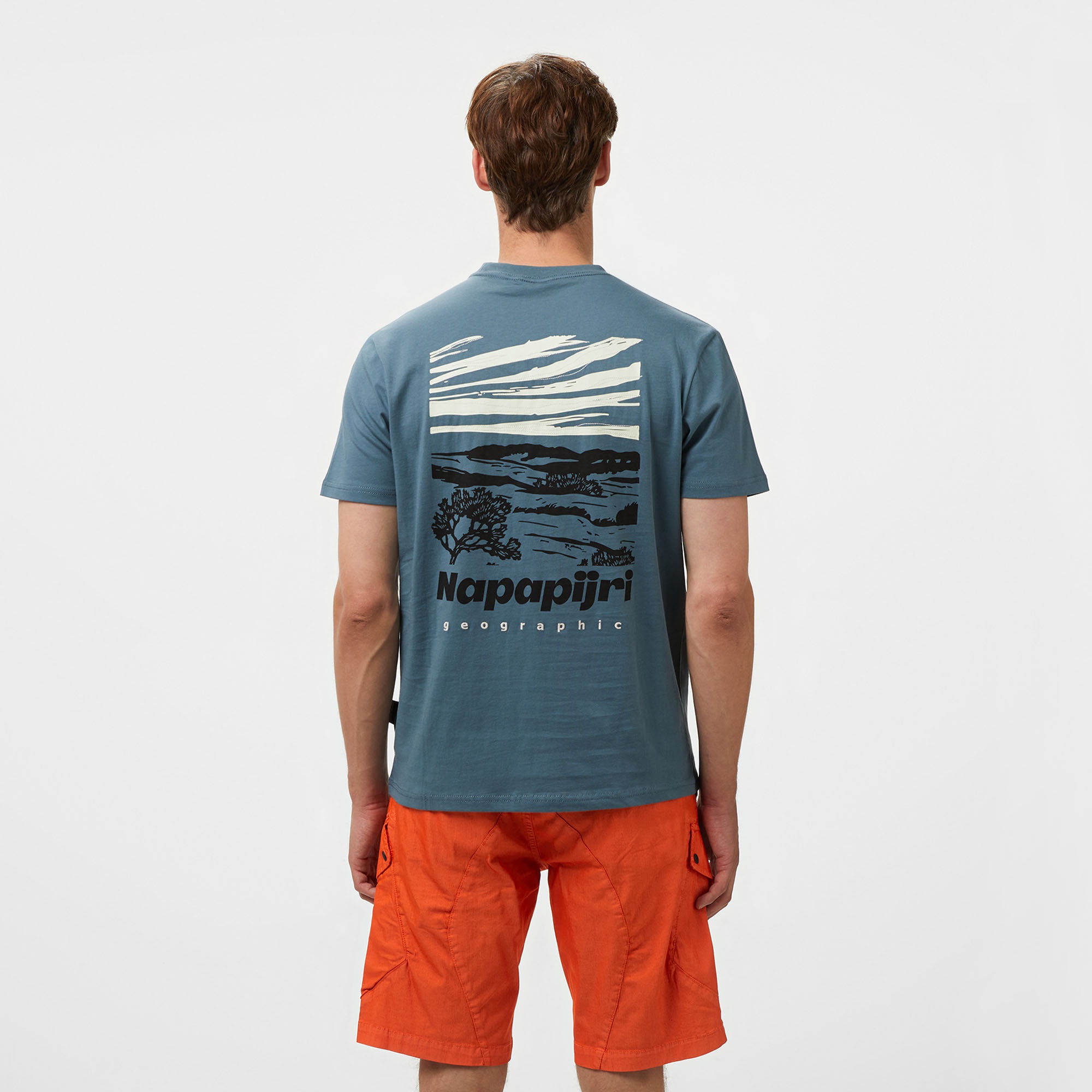 Napapijri  S-Vignoni Back SS Erkek Mavi T-Shirt