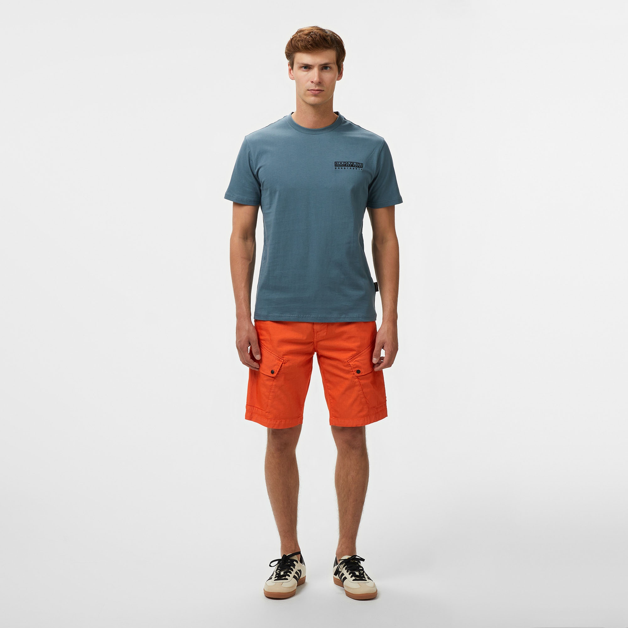 Napapijri  N-Senio Erkek Turuncu Bermuda Şort