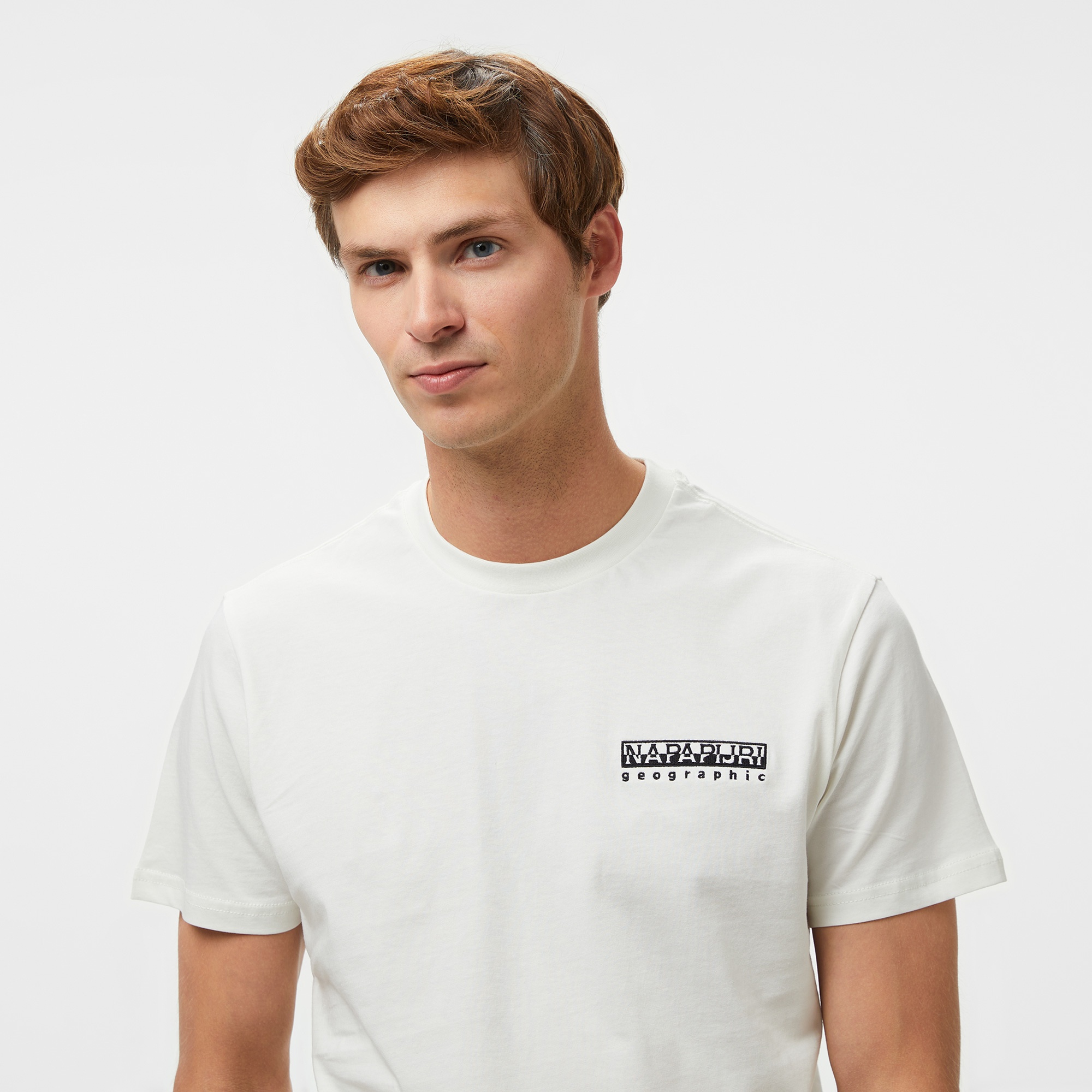 Napapijri S-Vignoni Back SS Erkek Beyaz T-Shirt