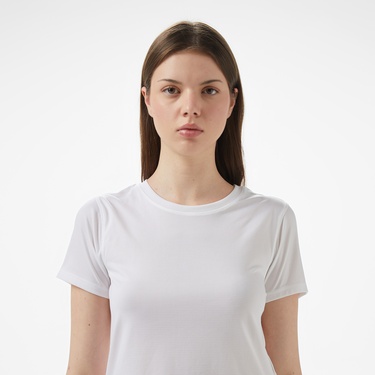  Under Armour Launch leeve Kadın Beyaz Koşu T-Shirt