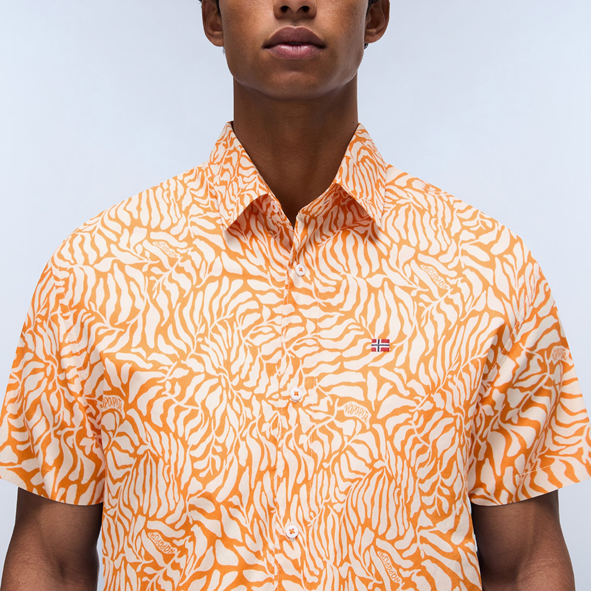 Napapijri G-Ronge Erkek Turuncu Gömlek