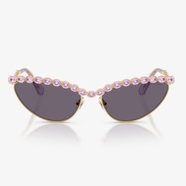  Swarovski SK7030 Kadın Altın Rengi Güneş Gözlüğü