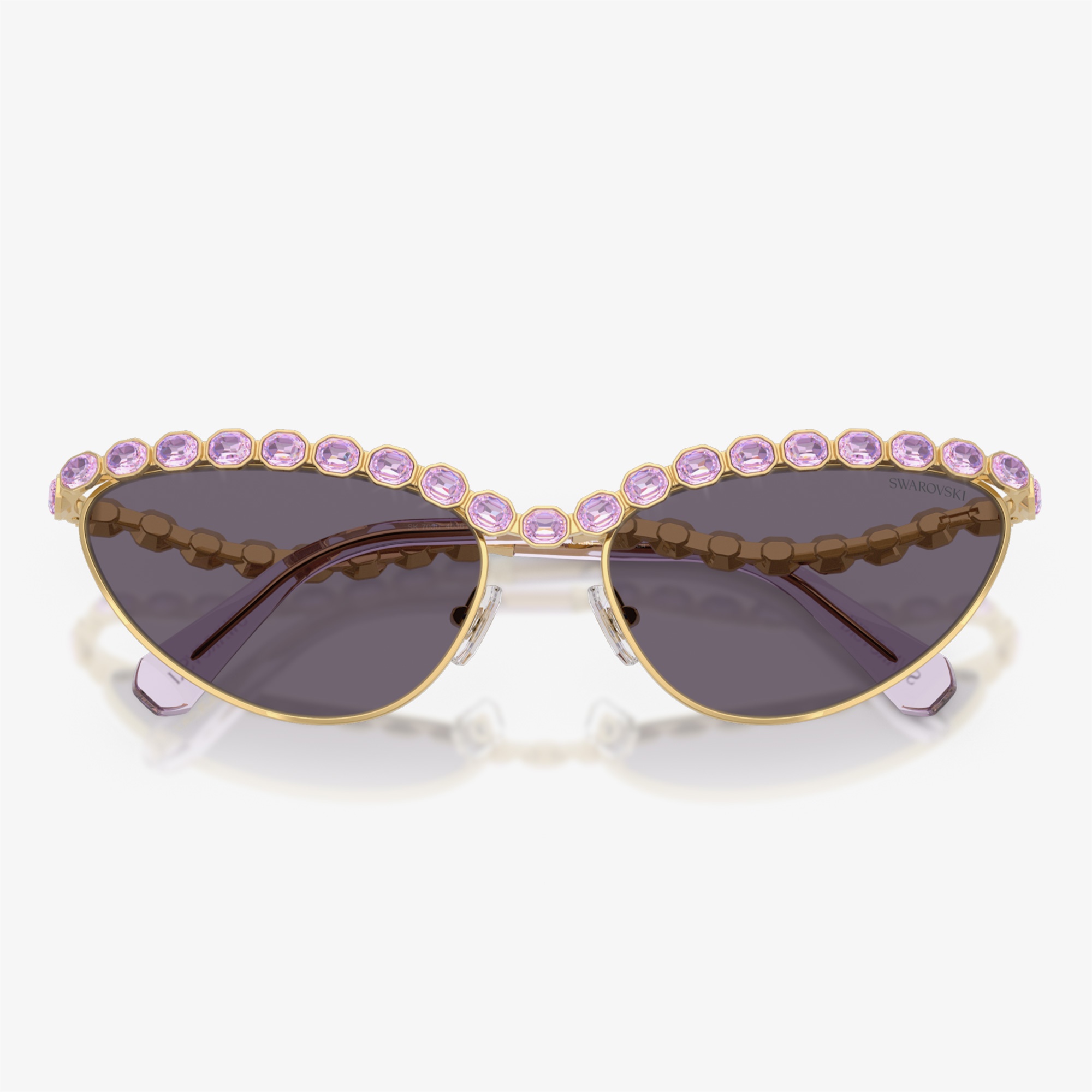 Swarovski SK7030 Kadın Altın Rengi Güneş Gözlüğü