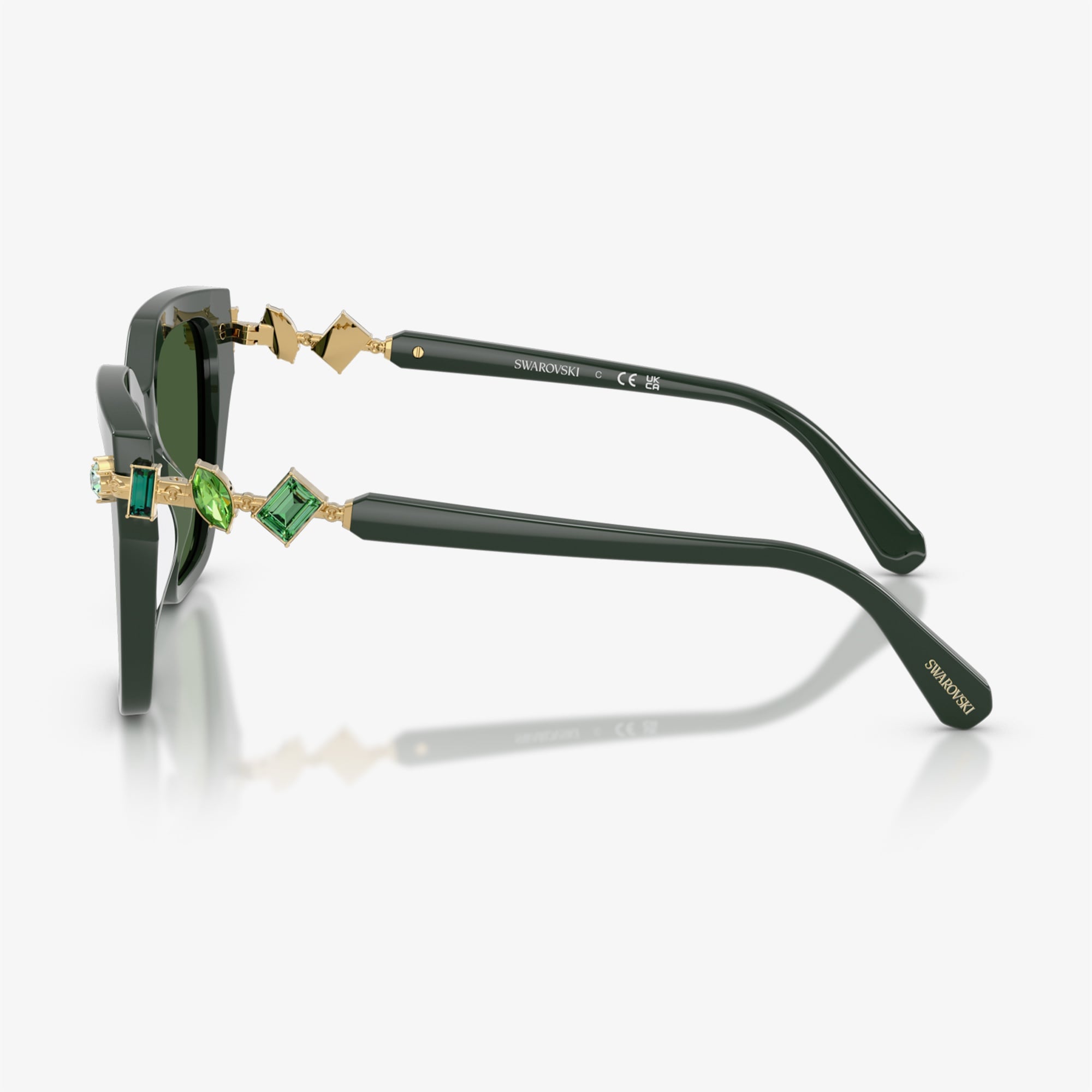 Swarovski SK6041 Kadın Koyu Yeşil Güneş Gözlüğü
