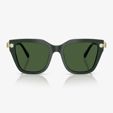  Swarovski SK6041 Kadın Koyu Yeşil Güneş Gözlüğü