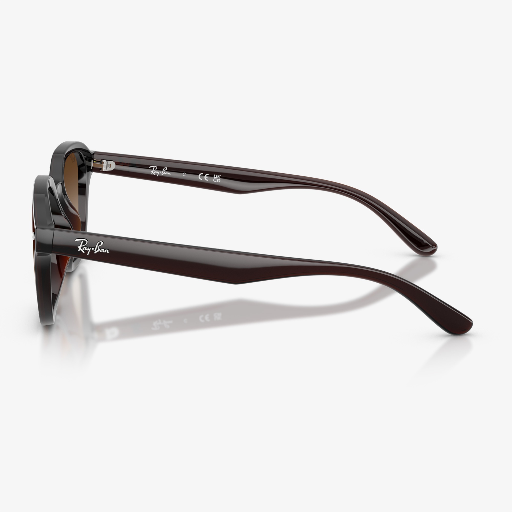 Ray-Ban RB4458D Unisex Kahverengi Güneş Gözlüğü