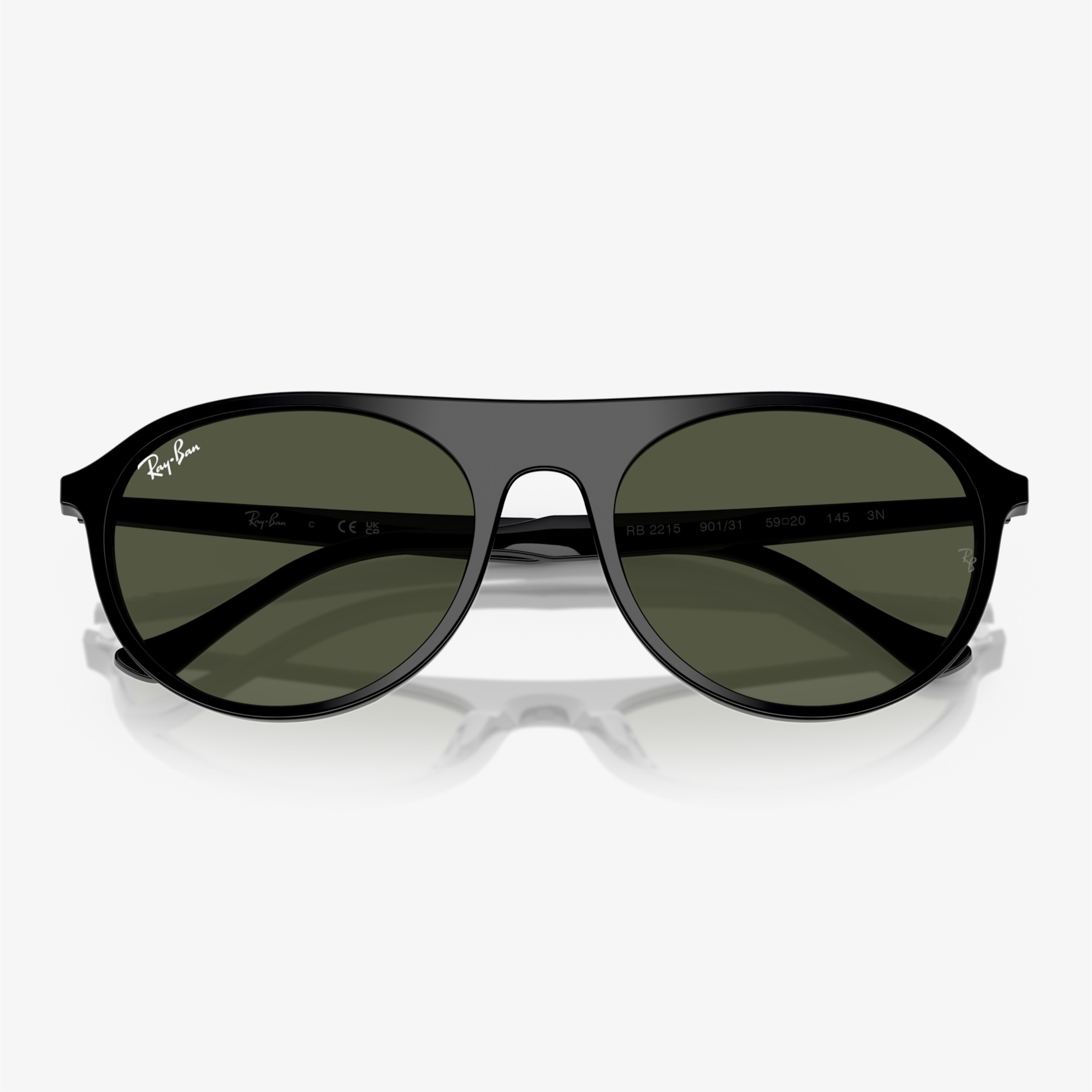 Ray-Ban RB2215 Unisex Siyah Güneş Gözlüğü