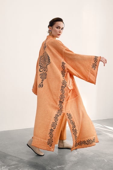  İKİKIZ Gaia Kimono Kadın Renkli