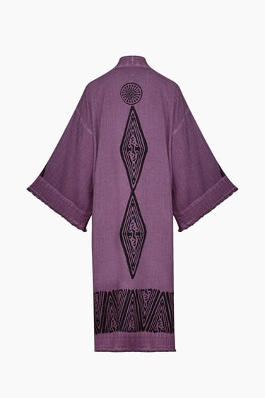  İKİKIZ Crown Kimono Kadın Renkli