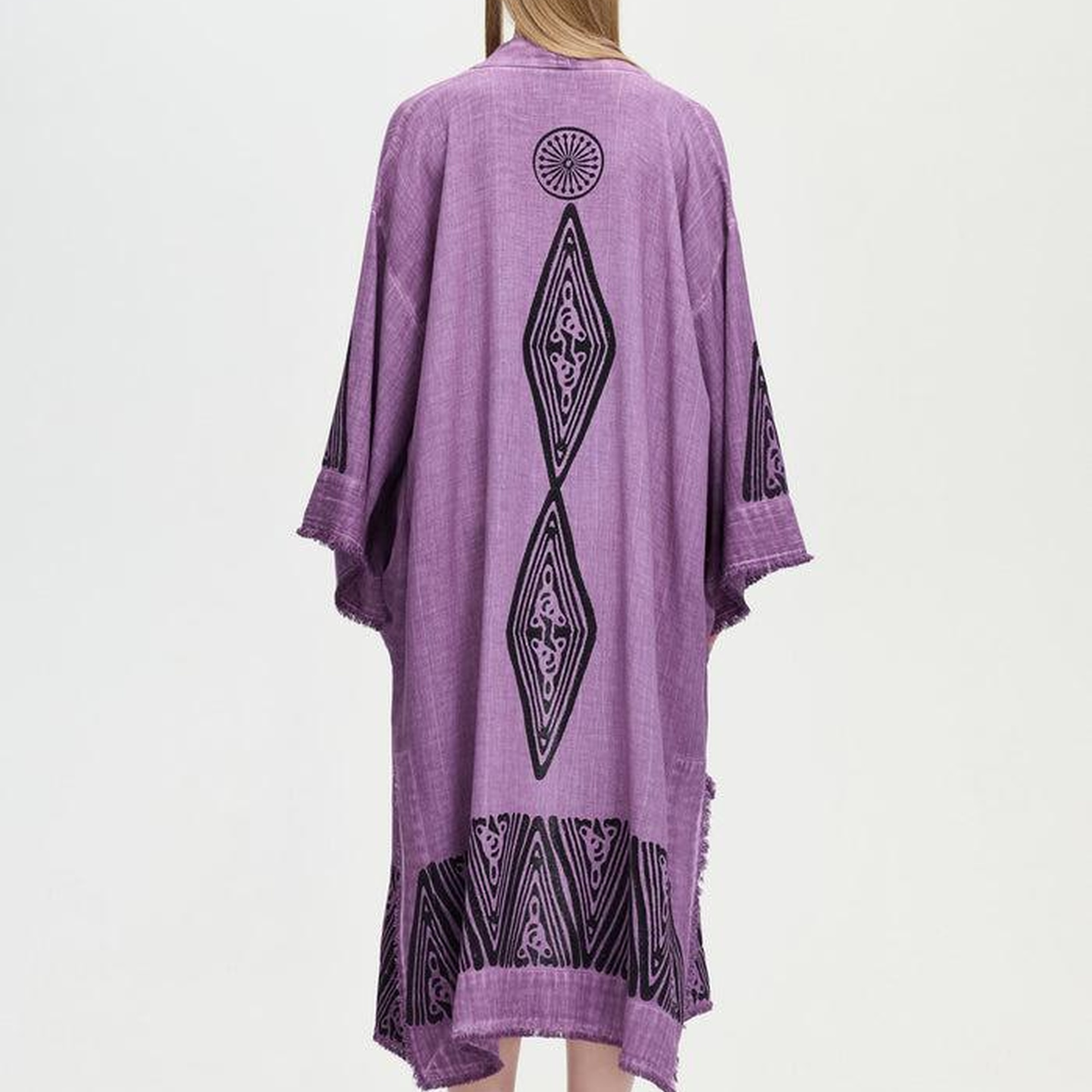 İKİKIZ Crown Kimono Kadın Renkli