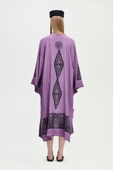  İKİKIZ Crown Kimono Kadın Renkli