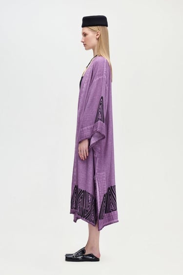  İKİKIZ Crown Kimono Kadın Renkli