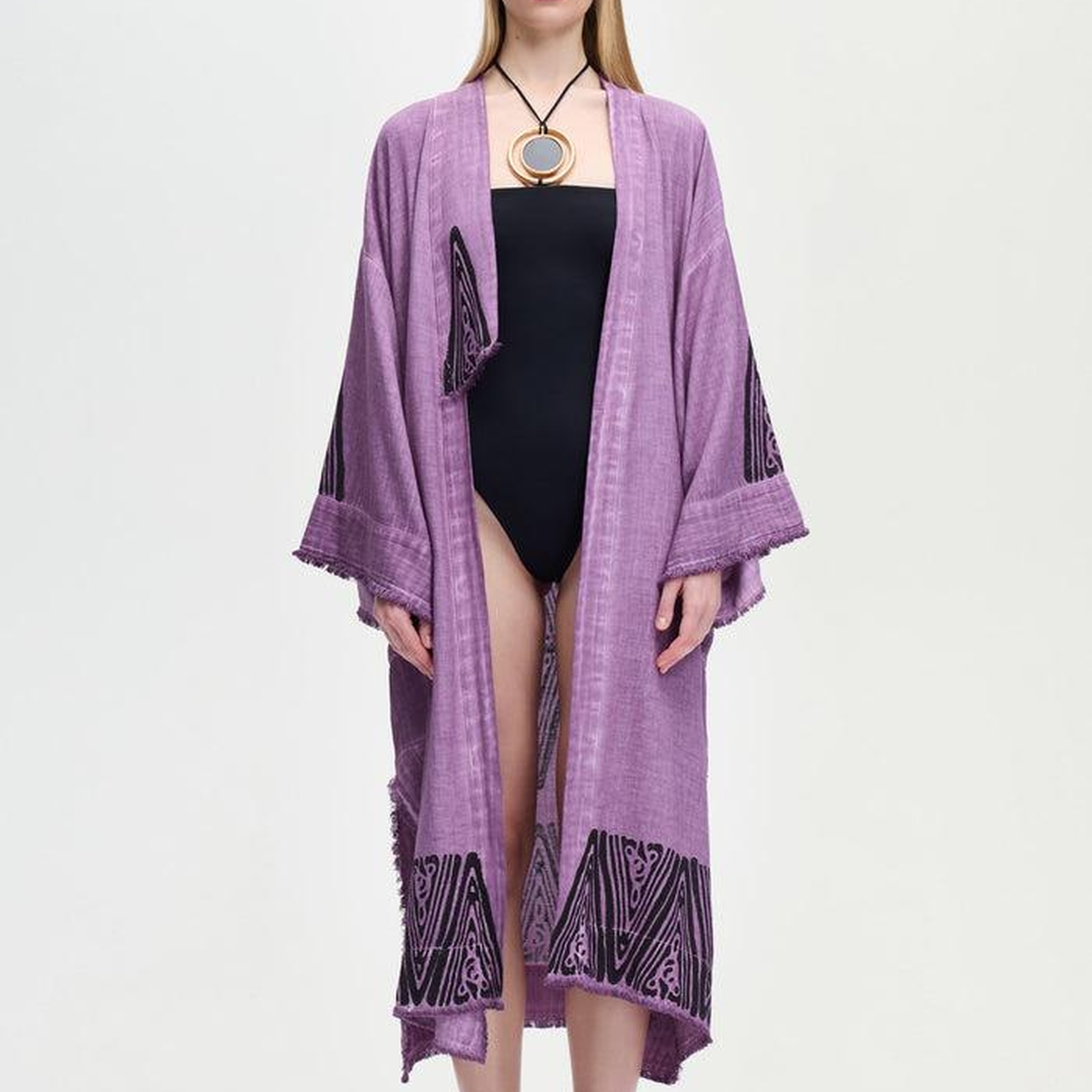 İKİKIZ Crown Kimono Kadın Renkli