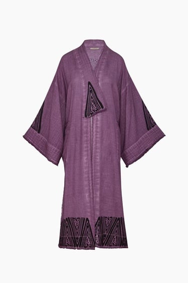  İKİKIZ Crown Kimono Kadın Renkli