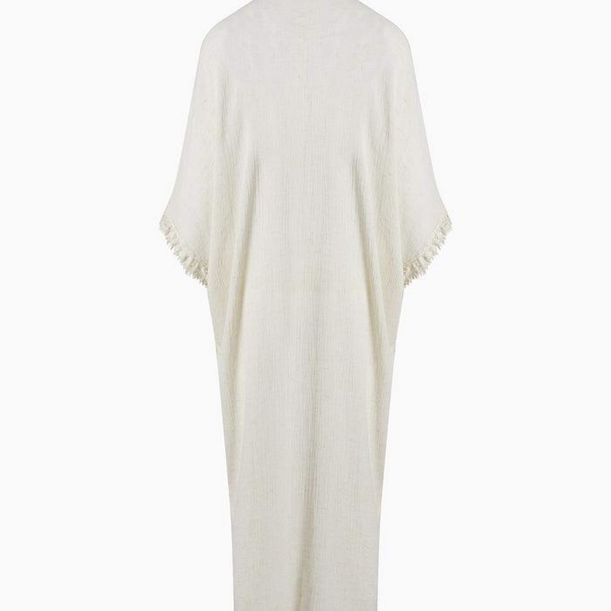 İKİKIZ Bürümcük Kaftan Kadın Naturel