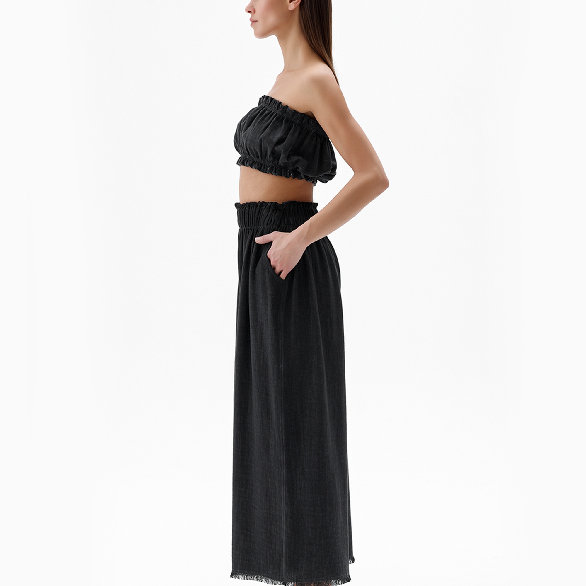 İKİKIZ Mini Büstiyer Kadın Siyah