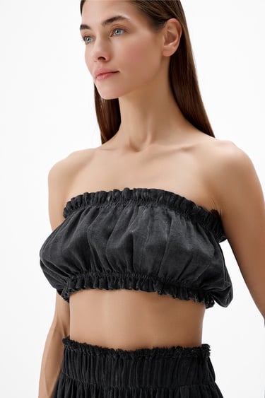  İKİKIZ Mini Büstiyer Kadın Siyah