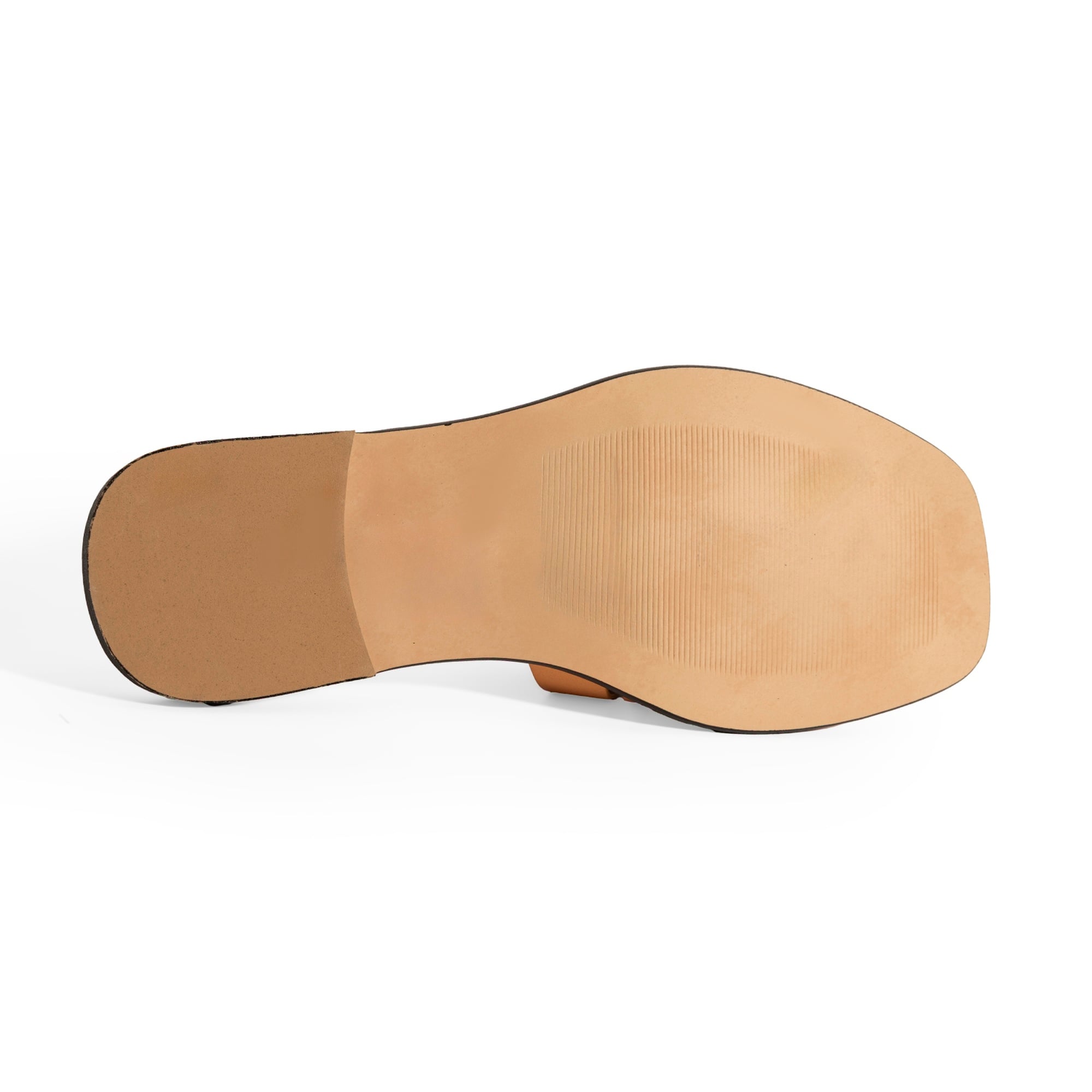 Kadın Turuncu Deri Terlik