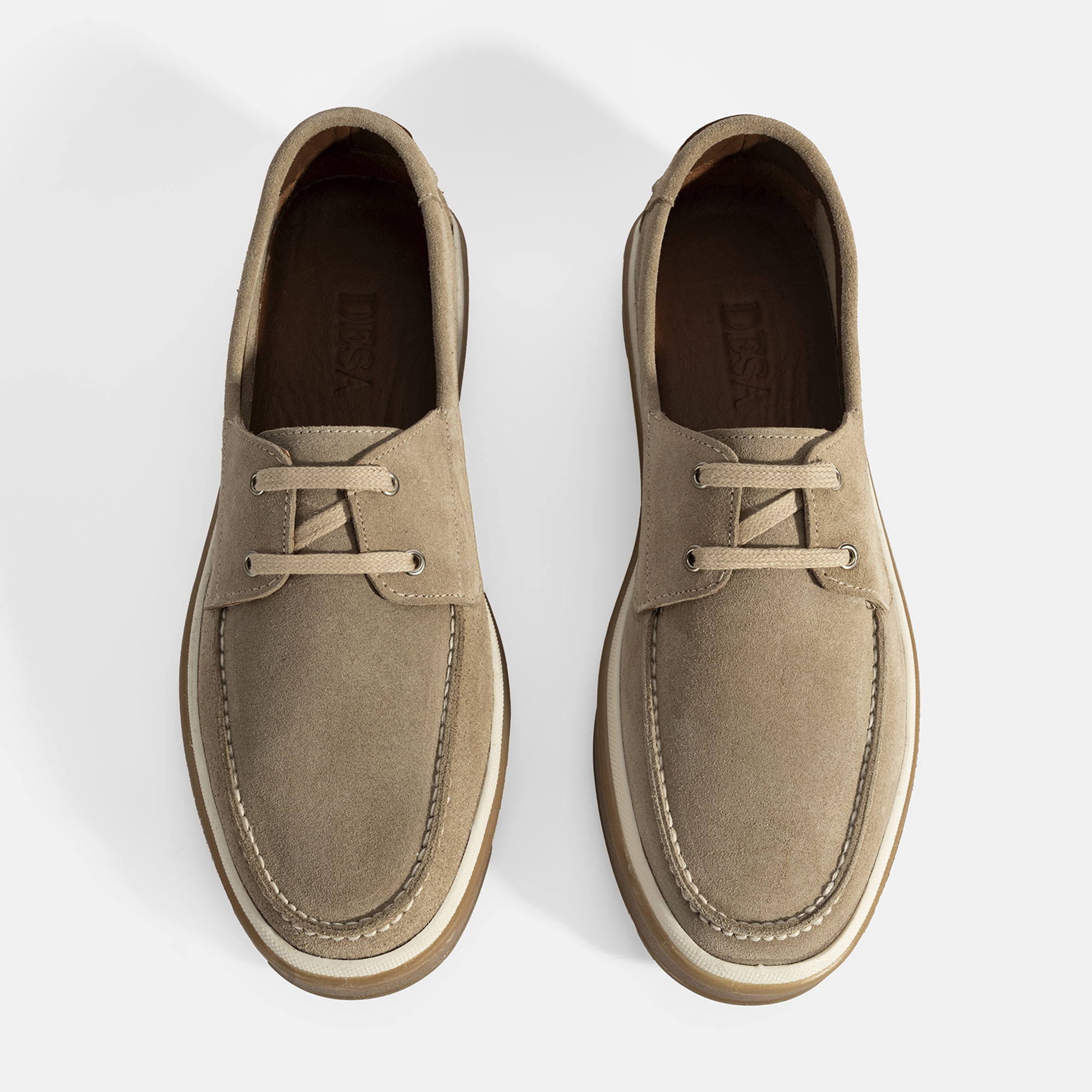 Erkek Vizon Bağcıklı Süet Ayakkabı