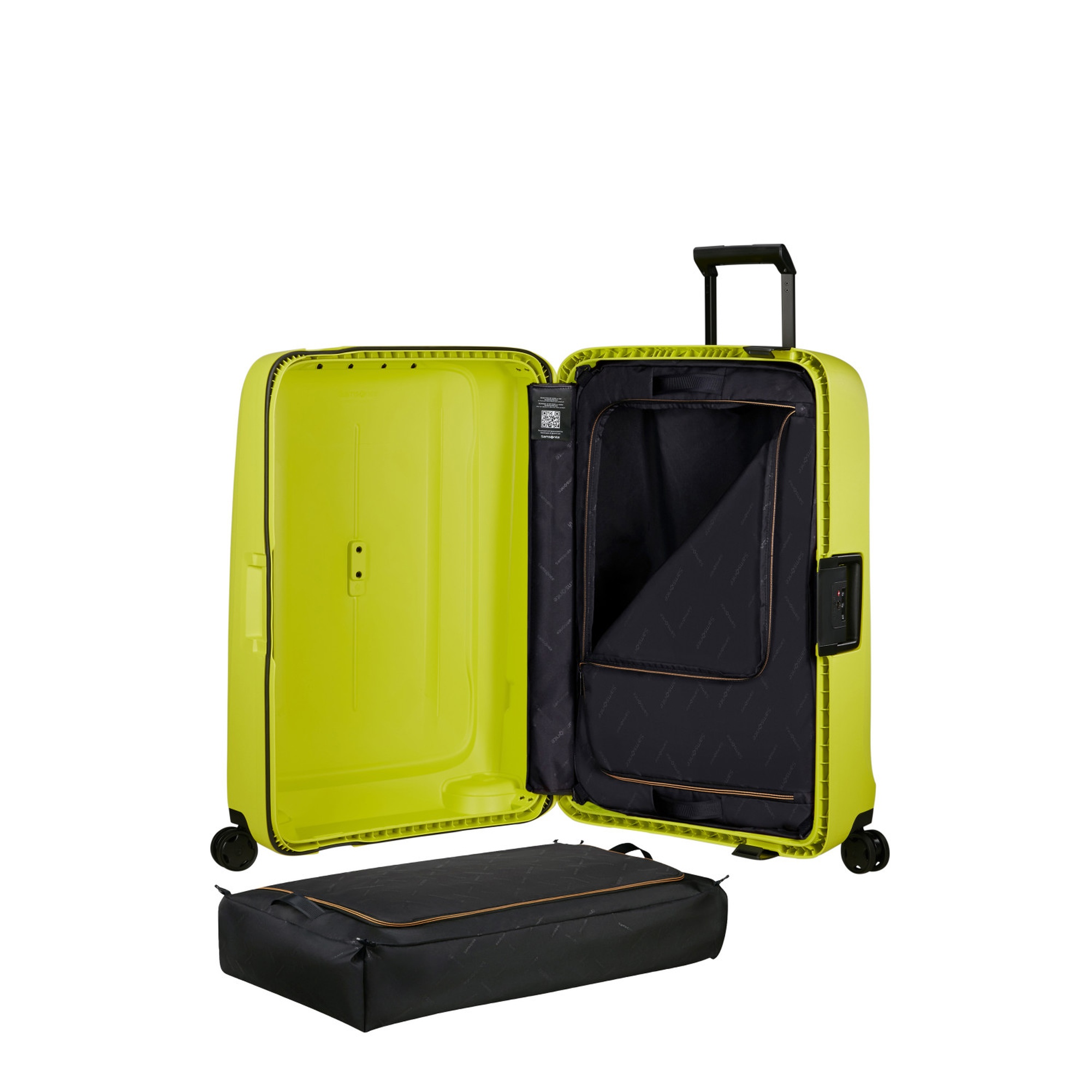 Samsonite Yeşil Essens-Spinner 4 Tekerlekli Büyük Boy Valiz 75cm