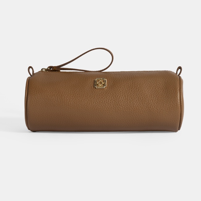  Taba Deri Kalemlik/Tıraş/Makyaj Çantası