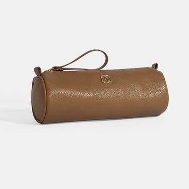  Taba Deri Kalemlik/Tıraş/Makyaj Çantası