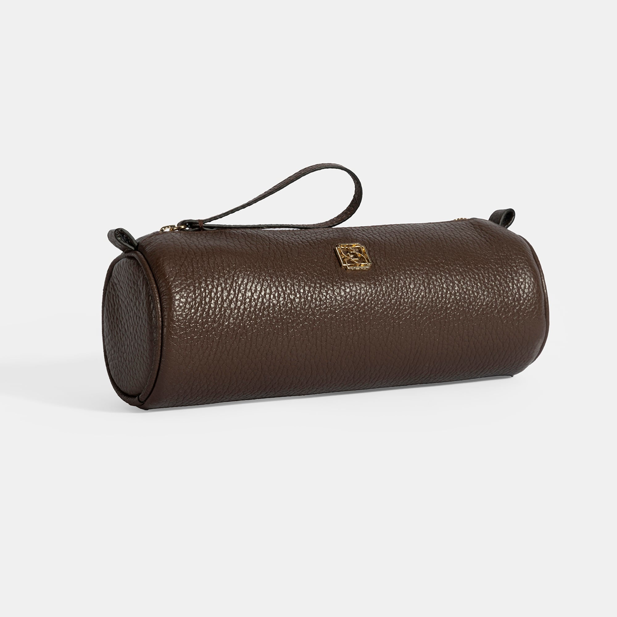 Kahve Deri Kalemlik/Tıraş/Makyaj Çantası