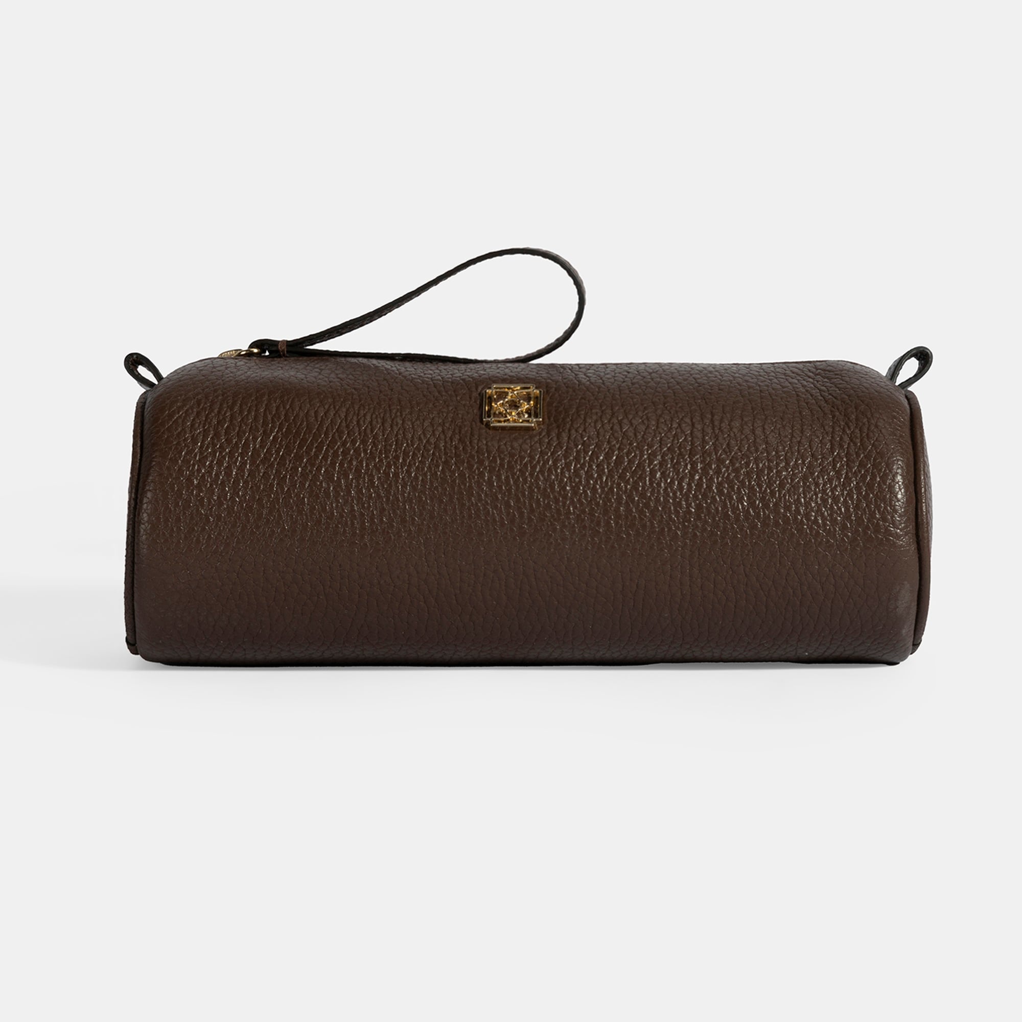 Kahve Deri Kalemlik/Tıraş/Makyaj Çantası